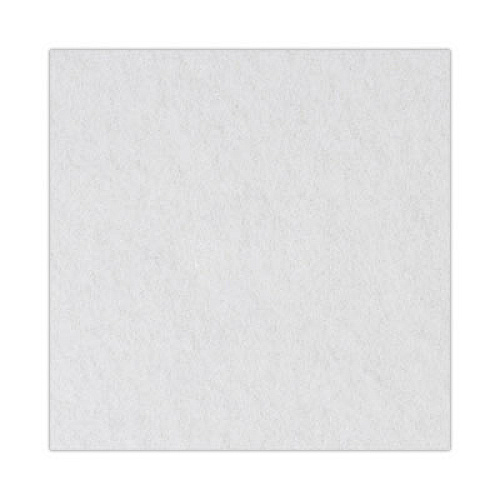 Boardwalk Polishing Floor Pads, 18" Diameter, White, 5/Carton (4018WHI)