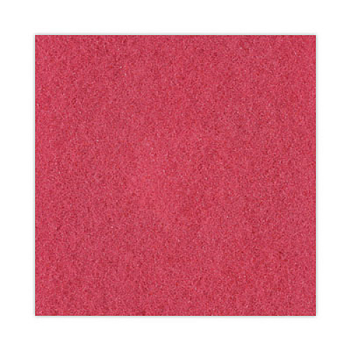 Boardwalk Buffing Floor Pads, 18" Diameter, Red, 5/Carton (4018RED)