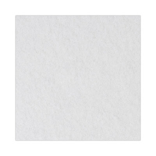 Boardwalk Polishing Floor Pads, 16" Diameter, White, 5/Carton (4016WHI)