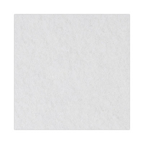 Boardwalk Polishing Floor Pads, 15" Diameter, White, 5/Carton (4015WHI)