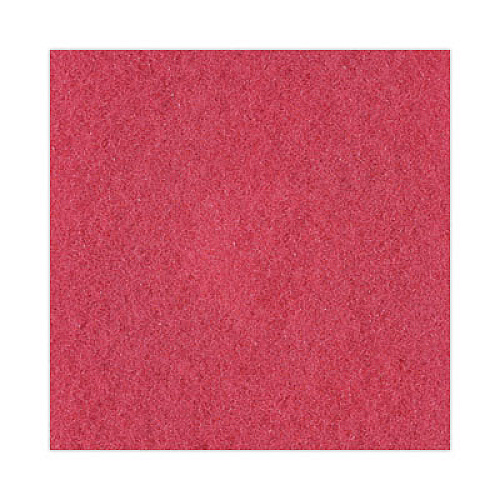 Boardwalk Buffing Floor Pads, 15" Diameter, Red, 5/Carton (4015RED)
