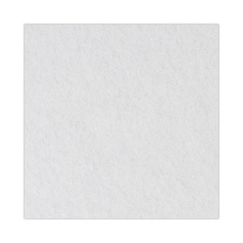 Boardwalk Polishing Floor Pads, 14" Diameter, White, 5/Carton (4014WHI)