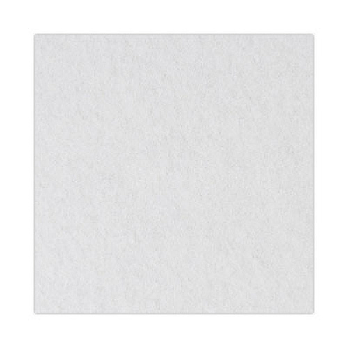 Boardwalk Polishing Floor Pads, 13" Diameter, White, 5/Carton (4013WHI)