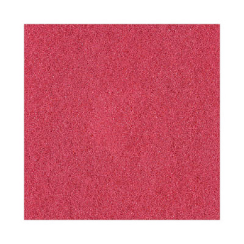Boardwalk Buffing Floor Pads, 13" Diameter, Red, 5/Carton (4013RED)