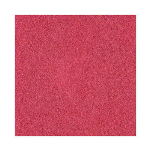 Boardwalk Buffing Floor Pads, 12" Diameter, Red, 5/Carton (4012RED)