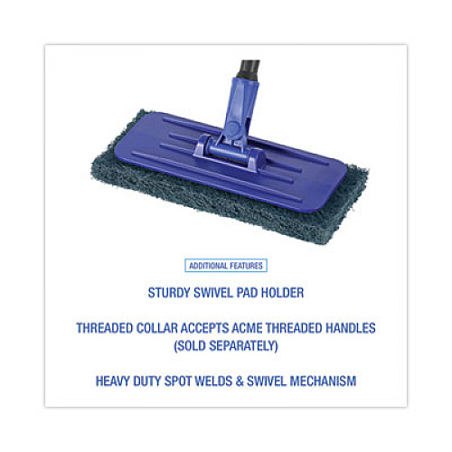 Boardwalk Swivel Pad Holder, Plastic, Blue, 4 x 9 (00405EA)
