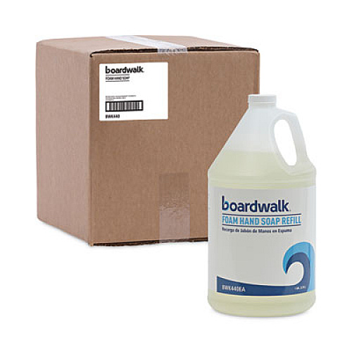 Boardwalk Foaming Hand Soap Refill, Herbal Mint Scent, 1 gal, 4/Carton (440CT)