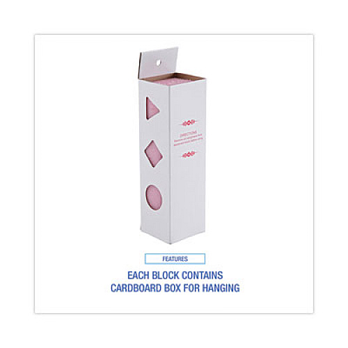Boardwalk Deodorizing Para Wall Blocks, 24 oz, Pink, Cherry, 6/Box (W24)