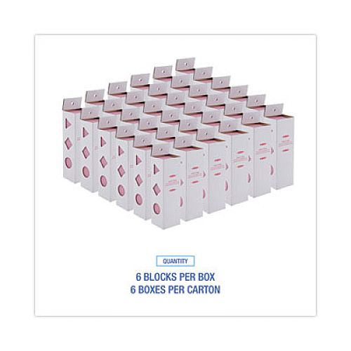 Boardwalk Deodorizing Para Wall Blocks, 24 oz, Pink, Cherry, 6/Box (W24)