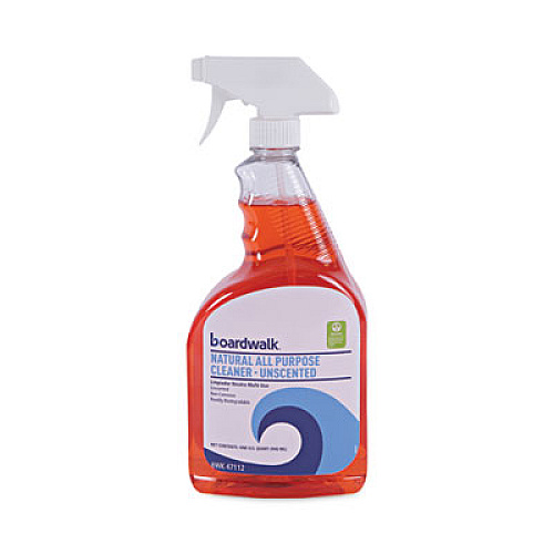 Boardwalk Natural All Purpose Cleaner, Unscented, 32 oz Spray Bottle, 12/Carton (47112)