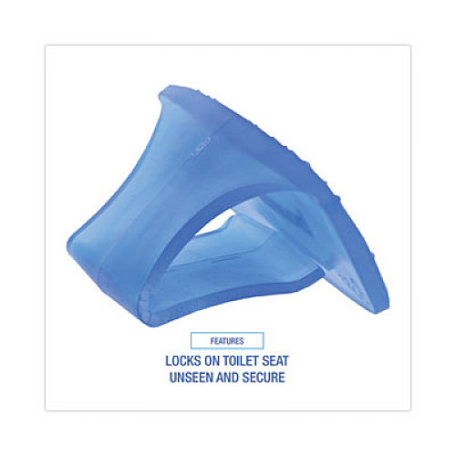 Boardwalk Toilet Bowl Clip, Cotton Blossom Scent, Blue, 12/Box, 6 Boxes/Carton (CLIPCBLCT)