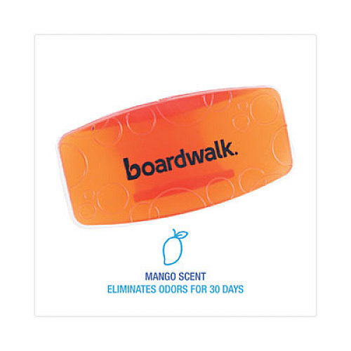 Boardwalk Toilet Bowl Clip, Mango Scent, Orange, 72/Carton (CLIPMANCT)