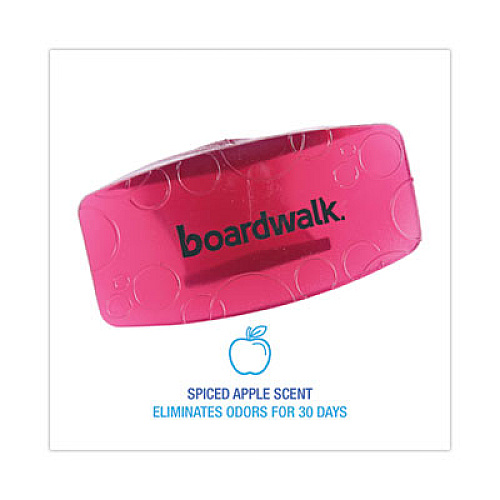 Boardwalk Toilet Bowl Clip, Spiced Apple Scent, Red, 72/Carton (CLIPSAPCT)