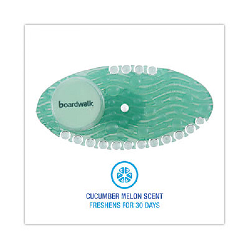 Boardwalk Curve Solid Air Freshener, Cucumber Melon, Green, 10/Box, 6 Boxes/Carton (CURVECMECT)