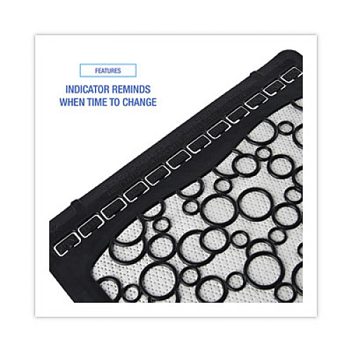 Boardwalk Disposable Urinal Floor Mat 2.0, Shield-Shaped, Black/White Slip-Resistant Surface, 17.5" x 20", 6/Carton (UMBW)