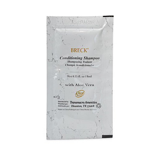 Breck Shampoo/Conditioner, Clean Scent, 0.25 oz, 500/Carton (20817)