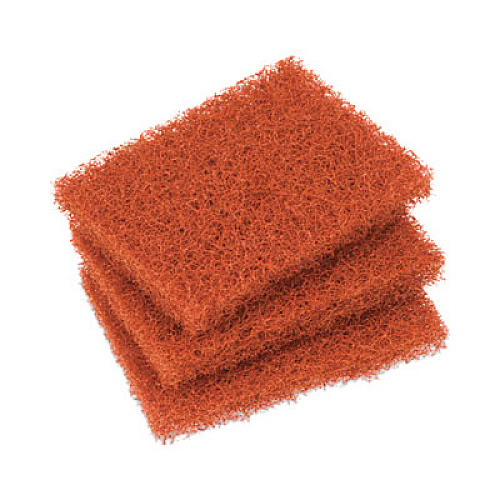 Scotch-Brite Quick Clean Heavy Duty Griddle Pad 746, 4" x 5.25", Orange, 15/Carton (59817)