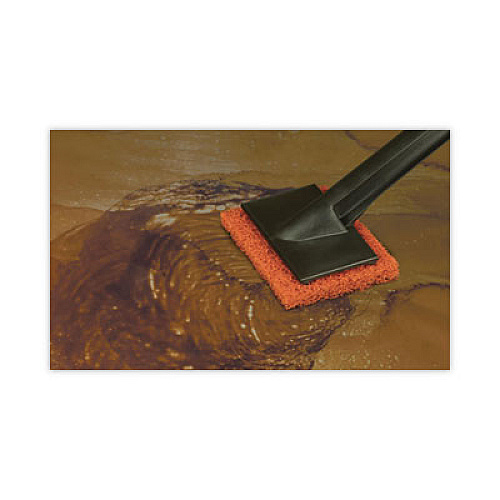 Scotch-Brite Quick Clean Heavy Duty Griddle Pad 746, 4" x 5.25", Orange, 15/Carton (59817)