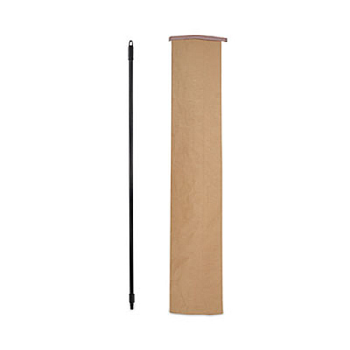 Boardwalk Fiberglass Broom Handle, Nylon Plastic Threaded End, 1" dia x 60", Black (636)