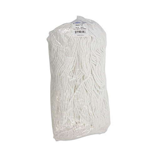 Boardwalk Cut-End Lie-Flat Wet Mop Head, Rayon, 16 oz, White, 12/Carton (716RCT)