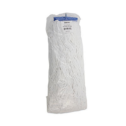Boardwalk Cut-End Lie-Flat Wet Mop Head, Rayon, 24 oz, White, 12/Carton (724RCT)