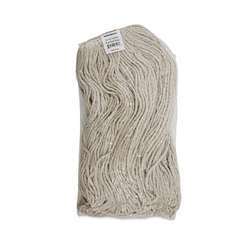 Boardwalk Mop Head, Economical Lie-Flat Head, Cotton Fiber, 32 oz, White, 12/Carton (732C)