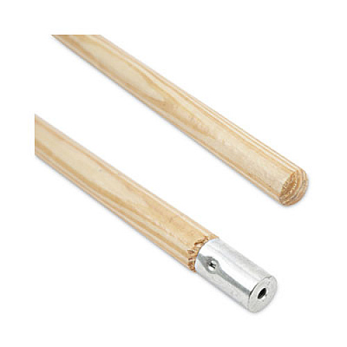 Boardwalk Lie-Flat Screw-In Mop Handle, 1.13" dia x 54", Natural (833)