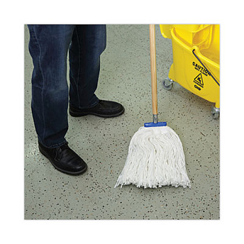 Boardwalk Lie-Flat Screw-In Mop Handle, 1.13" dia x 54", Natural (833)
