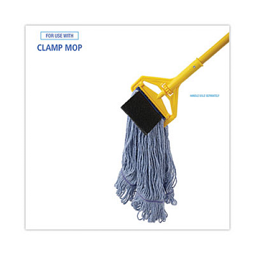 Boardwalk Mop Head, Loop-End, Cotton with Scrub Pad, Medium, 12/Carton (902BL)