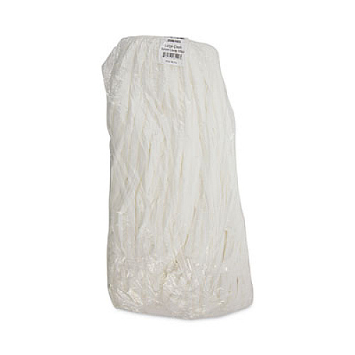 Boardwalk Mop Head, Looped, Enviro Clean With Tailband, Cotton/Synthetic, Large, White, 12/Carton (8003)
