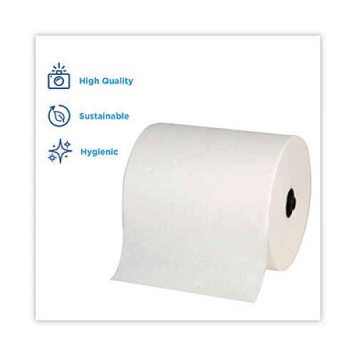 Georgia Pacific Professional enMotion Flex Paper Towel Roll, 1-Ply, 8.2" x 550 ft, White, Recycled Paper, 6 Rolls/Carton (89730)