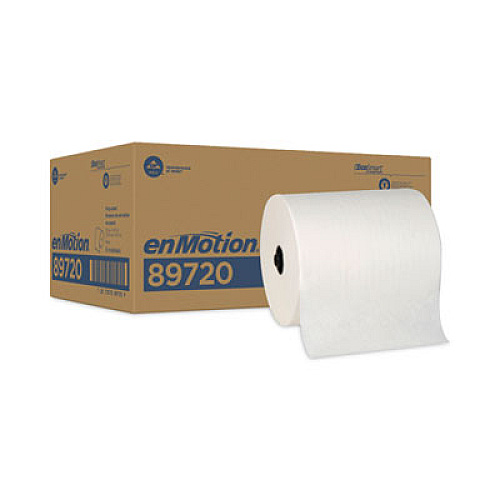 Georgia Pacific Professional enMotion Flex Paper Towel Roll, 1-Ply, White, 8.2" x 550 ft, 6 Rolls/Carton (89720)