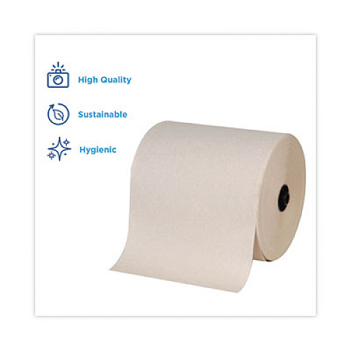 Georgia Pacific Professional enMotion Flex Paper Towel Roll, 1-Ply, 8.2" x 550 ft, Brown, 6 Rolls/Carton (89740)