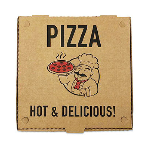 BluTable Pizza Boxes, 10 x 10 x 2, Brown, Paper, 50/Pack (661631253304)