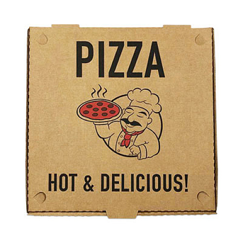 BluTable Pizza Boxes, 12 x 12 x 2, Brown, Paper, 50/Pack (661631253311)