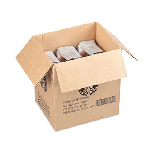 Starbucks Coffee, Pike Place Decaf, 1 lb Bag, 6/Carton (11029358CT)