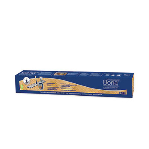 Bona Hardwood Floor Care Kit, 18" Microfiber Head, 72" Silver/Blue Aluminum Handle (WM710013399)