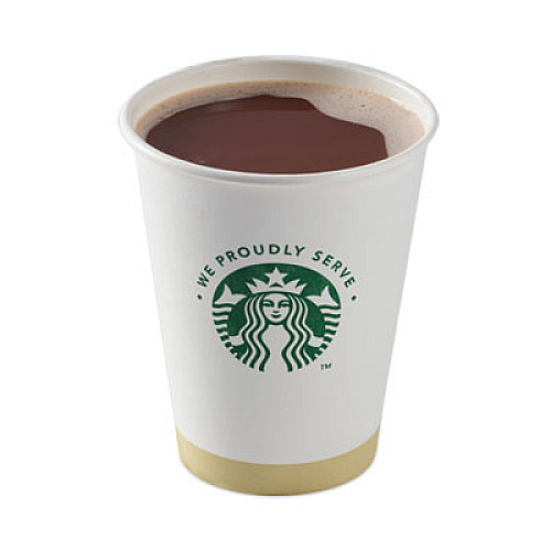 Hot Cups, 12 oz, Paper, White with Green Starbucks Logo, 1,000/Carton (11098806)