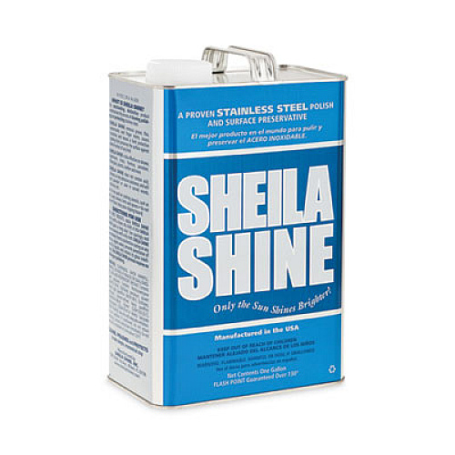 Sheila Shine Stainless Steel Cleaner and Polish, 1 gal Can, 4/Carton (4CT)