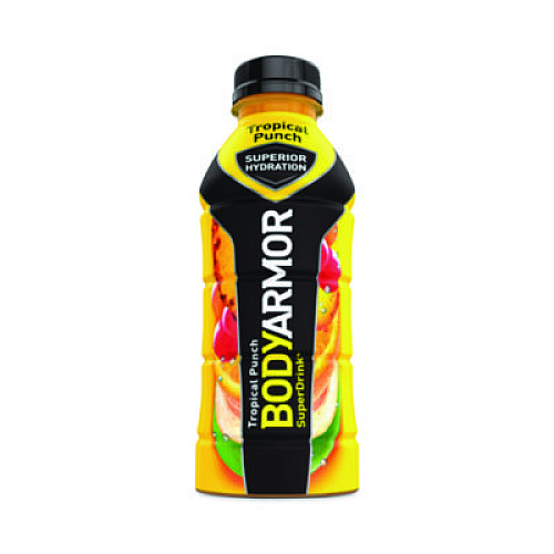 BodyArmor SuperDrink Sports Drink, Tropical Punch, 16 oz Bottle, 12/Pack (10000814)