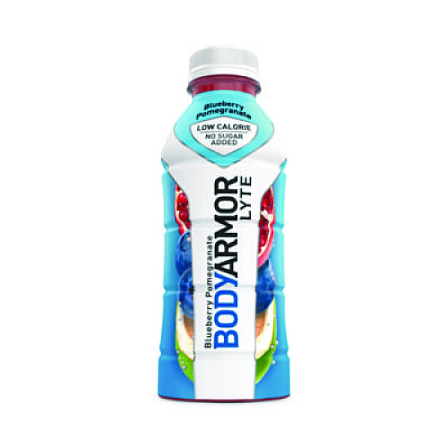 BodyArmor LYTE Sports Drink, Blueberry Pomegranate, 16 oz Bottle, 12/Pack (10002011)