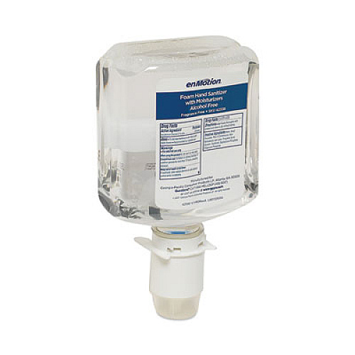 Georgia Pacific Professional enMotion Gen2 Moisturizing Foam Hand Sanitizer Dispenser Refill, 1,000 mL, Fragrance-Free, 2/Carton (42338)