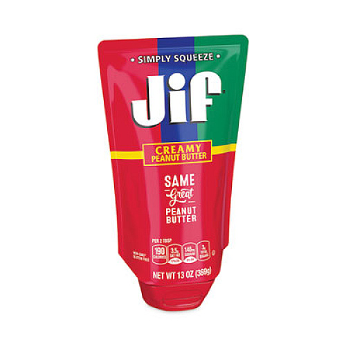 Jif Creamy Peanut Butter Pouch, 13 oz (24545)