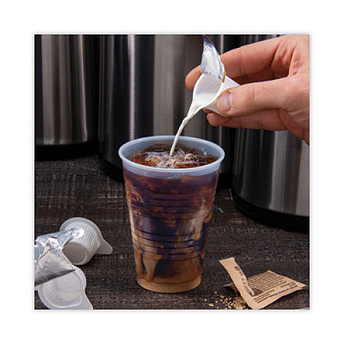 Dart High-Impact Polystyrene Cold Cups, 10 oz, Plastic, Translucent, 100/Sleeve, 25 Sleeves/Carton (Y10)