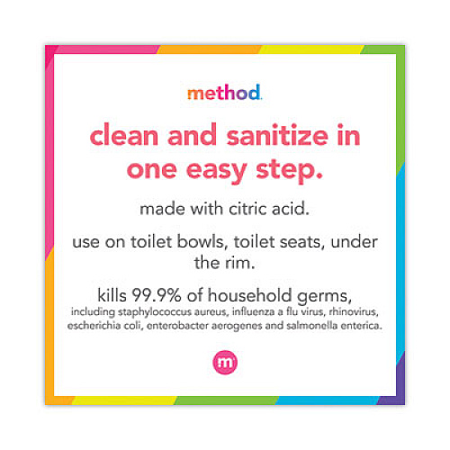 Method Antibacterial Toilet Cleaner, Spearmint, 24 oz Bottle (01221)