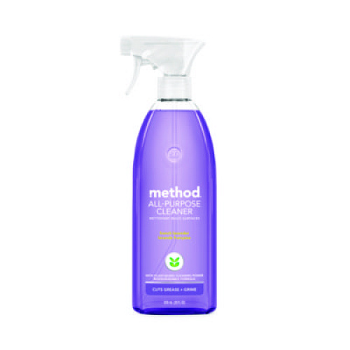 Method All Surface Cleaner, French Lavender, 28 oz Spray Bottle, 8/Carton (377448CT)