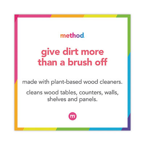 Method Daily Wood Cleaner, 28 oz Spray Bottle, 8/Carton (01182CT)