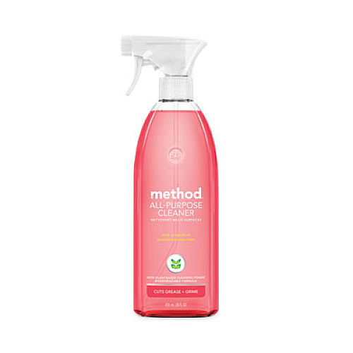 Method All Surface Cleaner, Pink Grapefruit, 28 oz Spray Bottle, 8/Carton (377544CT)