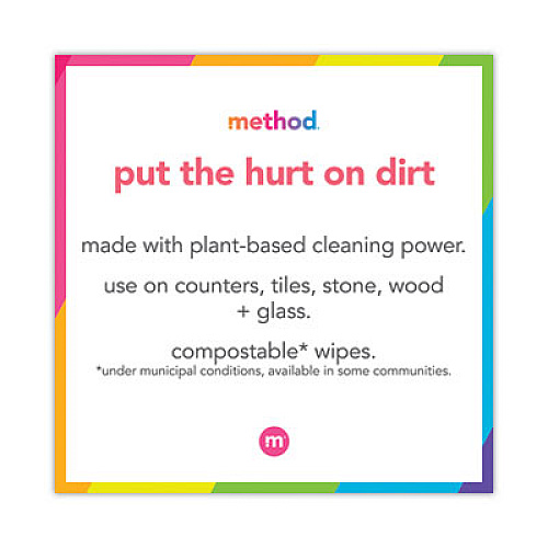 Method All Surface Cleaner, Grapefruit Scent, 68 oz Plastic Bottle, 6/Carton (01468CT)