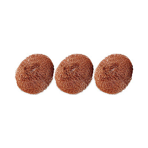 Scotch-Brite Metal Scrubbing Pads, 2.25 x 2.75, Copper, 3/Pack, 8 Packs/Carton (213C)